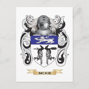 McKie Coat of Arms (Family Crest) Postcard