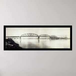 McKinley Bridge MO Photo 1910 Poster
