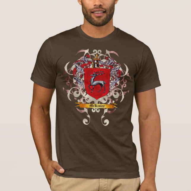 Mckinley Coat of arms (Ornate version) T-Shirt (Front)