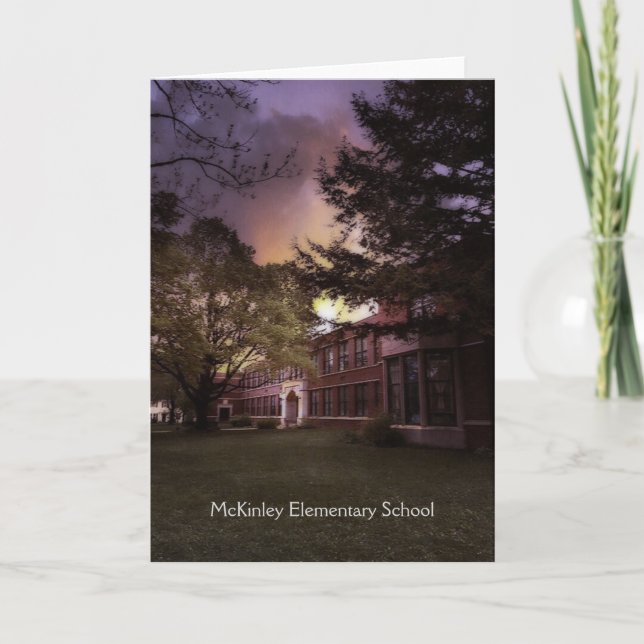McKinley Elementary School Retirement Card (Front)