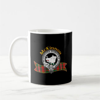 Mckinnon Clan Tan Crest Motto Coffee Mug