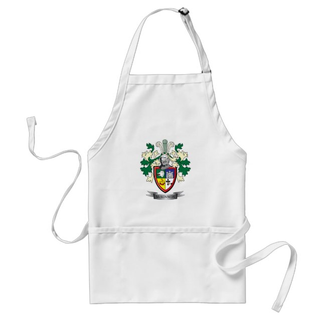 McKinnon Family Crest Coat of Arms Standard Apron (Front)