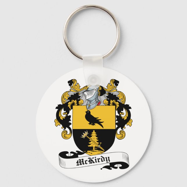 McKirdy Family Crest Key Ring (Front)