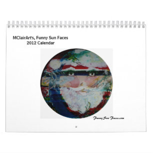 MClairArt's, Funny Sun Faces 2012 Calendar