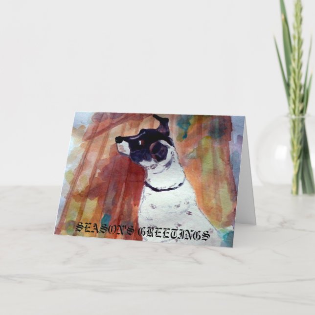 MClairArt's PawLoversArt Holiday Pet Cards (Front)