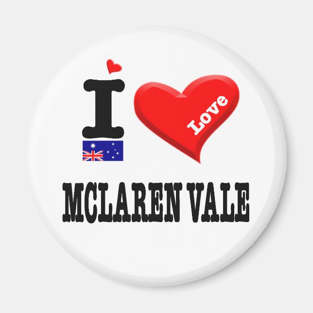 MCLAREN VALE - I Love Magnet (Front)