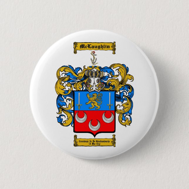 McLaughlin 6 Cm Round Badge (Front)