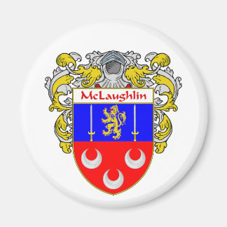 McLaughlin Coat of Arms (Mantled) Magnet