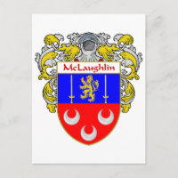 McLaughlin Coat of Arms (Mantled)