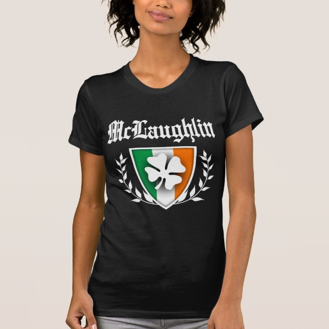 McLaughlin Shamrock Crest T-Shirt (Front)