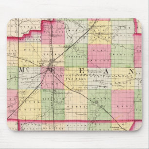 McLean, De Witt, Piatt counties Mouse Pad