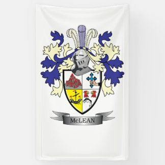 McLean Family Crest Coat of Arms    TITLE Banner