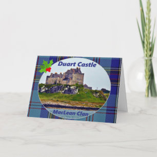 McLean/McLain's Duart Castle Holly Berry Christmas Card