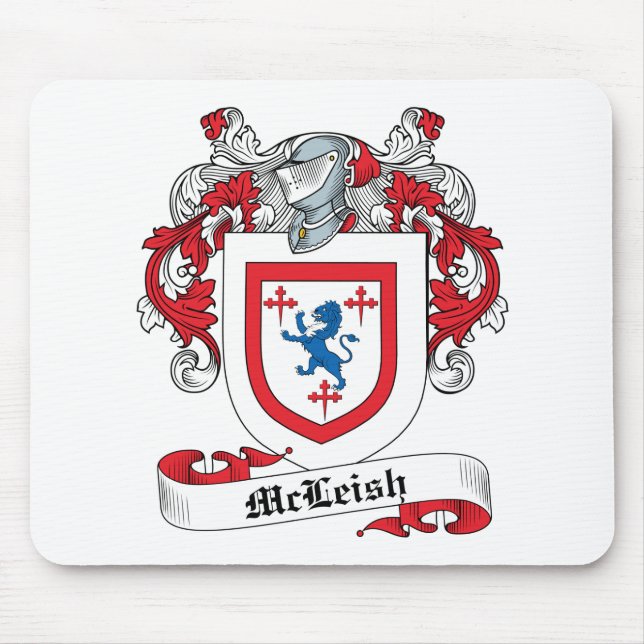 McLeish Family Crest Mouse Pad (Front)