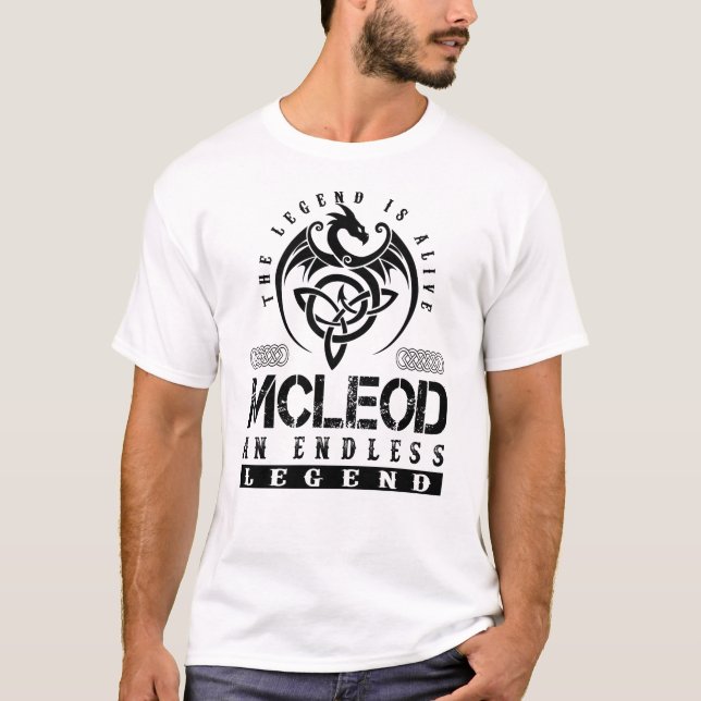 MCLEOD Legend is Alive T-Shirt (Front)