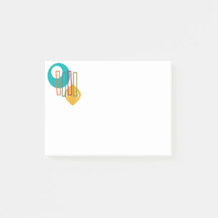 MCM Abstract Design  Post-it Notes