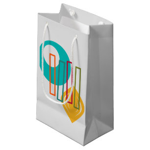 MCM Abstract Design  Small Gift Bag
