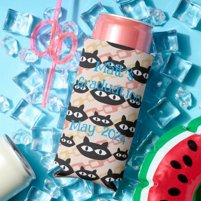 MCM Cats  Seltzer Can Cooler (In Situ Summer)