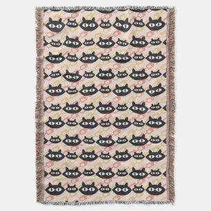 MCM Cats  Throw Blanket