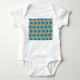 MCM Circles and Lines Baby Bodysuit