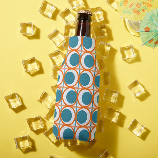 MCM Circles and Lines Bottle Cooler (In Situ Summer)