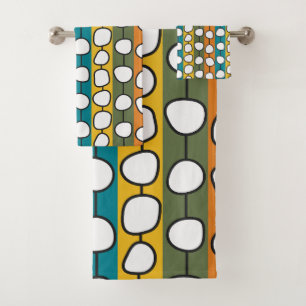 MCM Colourful Lines  Bath Towel Set