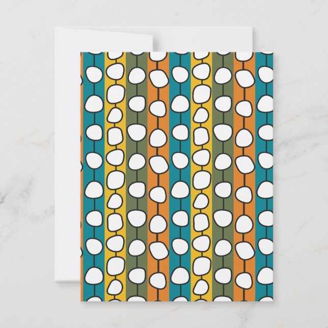 MCM Colourful Lines  Card (Front)