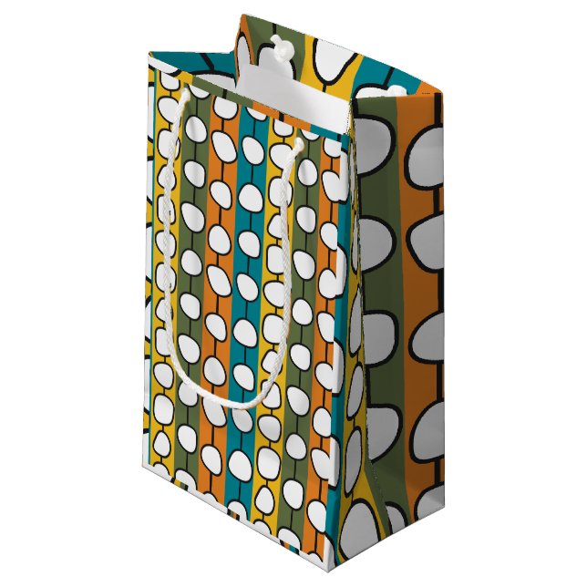 MCM Colourful Lines  Small Gift Bag (Front Angled)