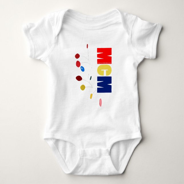 MCM Colourful Mobile Baby T-Shirt (Front)