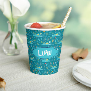 MCM Diamond Head Fireworks Party Paper Cups