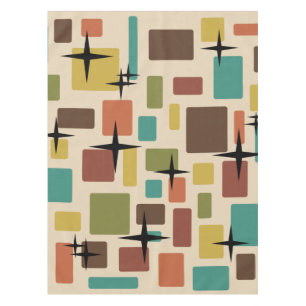 MCM Disarrayed Bricks Multicolored Tablecloth