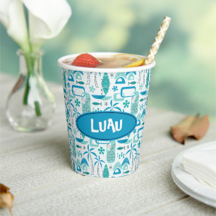 MCM Hawaiian Village – Blue Paper Cups
