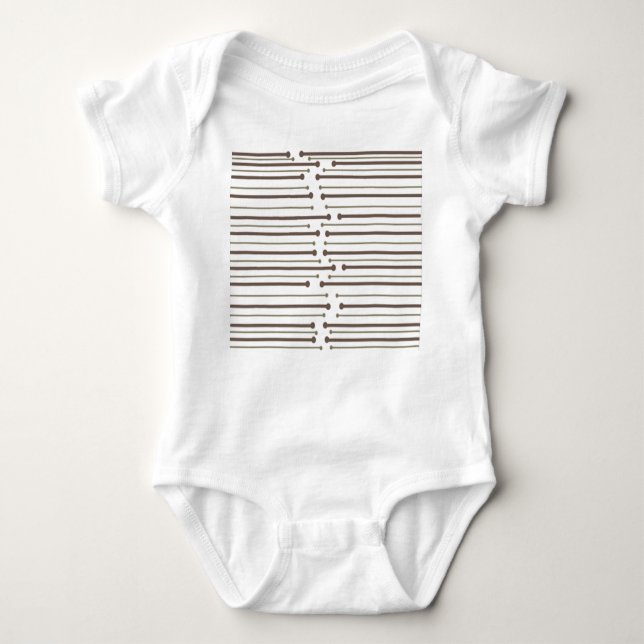 MCM Inspired Lines  Baby Bodysuit (Front)