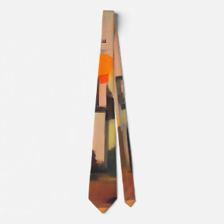 MCM Mid Century Modern Art Abstract Art Tie