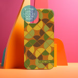 MCM Mod Circles Pattern avocado green harvest gold Samsung Galaxy Case<br><div class="desc">A mid century modern pattern with quarter circles in a funky, retro pattern. The minimal design includes harvest gold, avocado green, orange - vintage 70s colours. You can add your name on the bottom in a simple, sans serif font. For advanced users, you can change any colour to match what...</div>