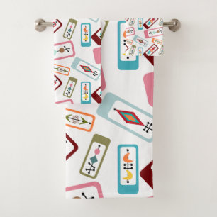 MCM Pickle Forks Bath Towel Set