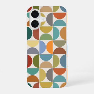 MCM Semicircles Big Pattern Colour on Cream iPhone 16 Case