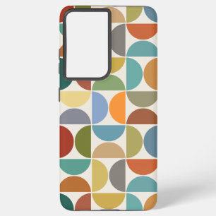 MCM Semicircles Big Pattern Colour on Cream Samsung Galaxy Case