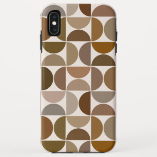MCM Semicircles Browns+Cream Big Pattern Case-Mate iPhone Case