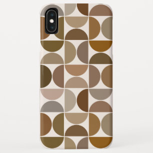MCM Semicircles Browns+Cream Big Pattern Case-Mate iPhone Case