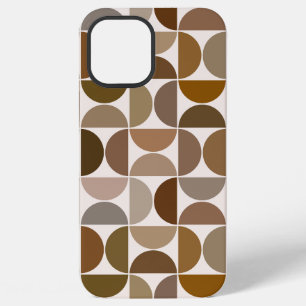 MCM Semicircles Browns+Cream Big Pattern iPhone 12 Pro Max Case