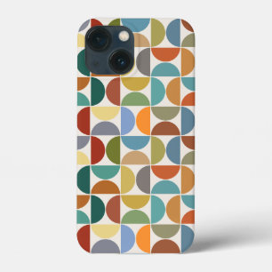 MCM Semicircles Pattern Colour on Cream iPhone 13 Mini Case