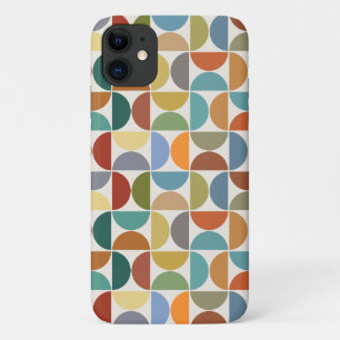 MCM Semicircles Pattern Colour on Cream Case-Mate iPhone Case