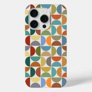 MCM Semicircles Pattern Colour on Cream iPhone 15 Pro Case