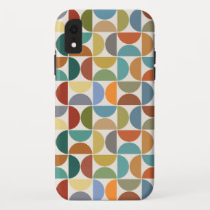 MCM Semicircles Pattern Colour on Cream Case-Mate iPhone Case