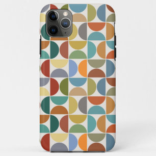 MCM Semicircles Pattern Colour on Cream Case-Mate iPhone Case