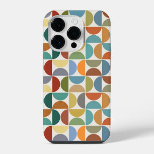 MCM Semicircles Pattern Colour on Cream iPhone 14 Pro Case