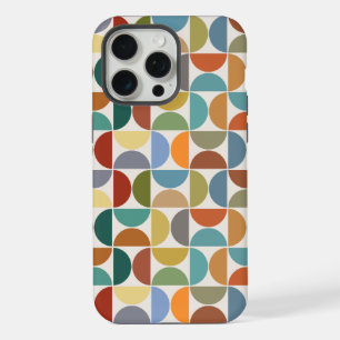 MCM Semicircles Pattern Colour on Cream iPhone 15 Pro Max Case