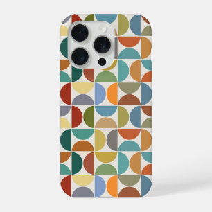 MCM Semicircles Pattern Colour on Cream iPhone 15 Pro Case