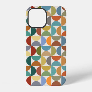 MCM Semicircles Pattern Colour on Cream iPhone 12 Case